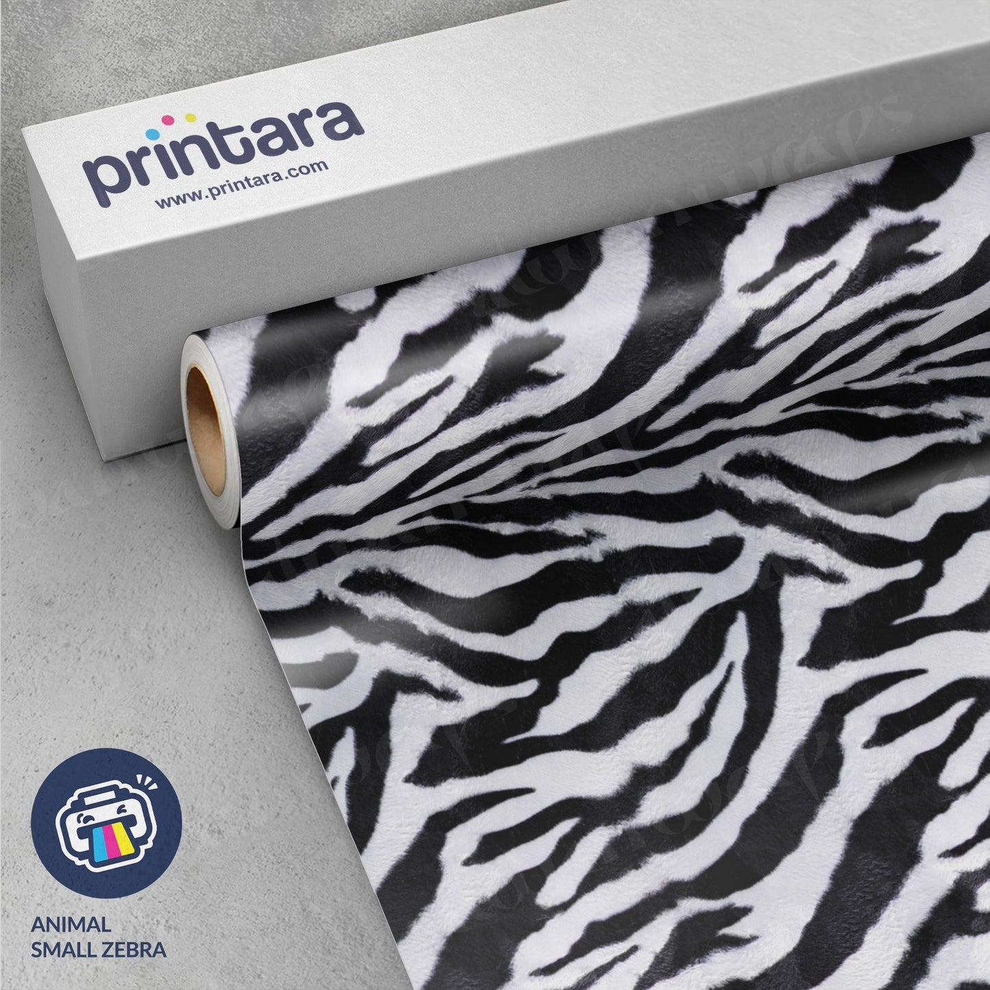Animal Print Small Zebra Vinyl Wrap