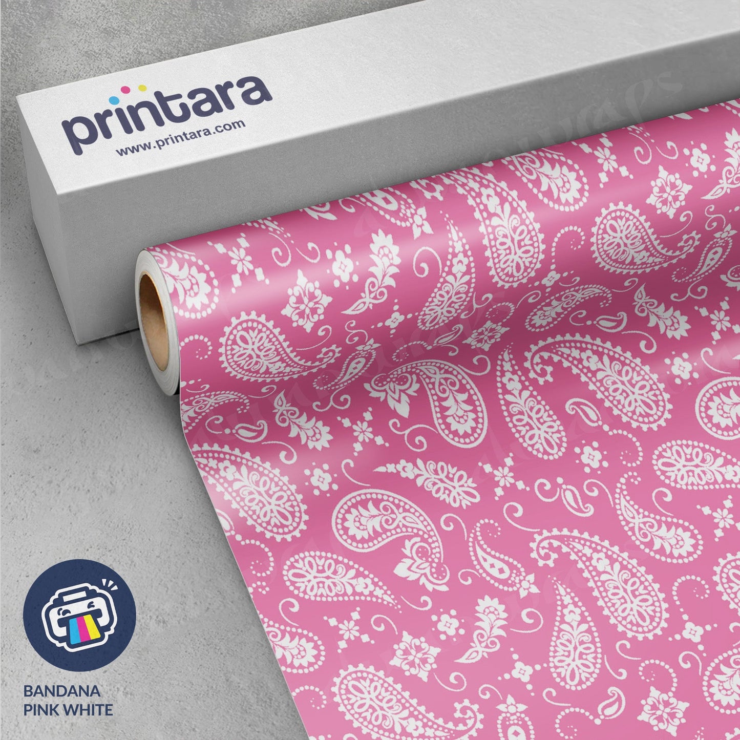 Bandana Pink & White Vinyl Wrap