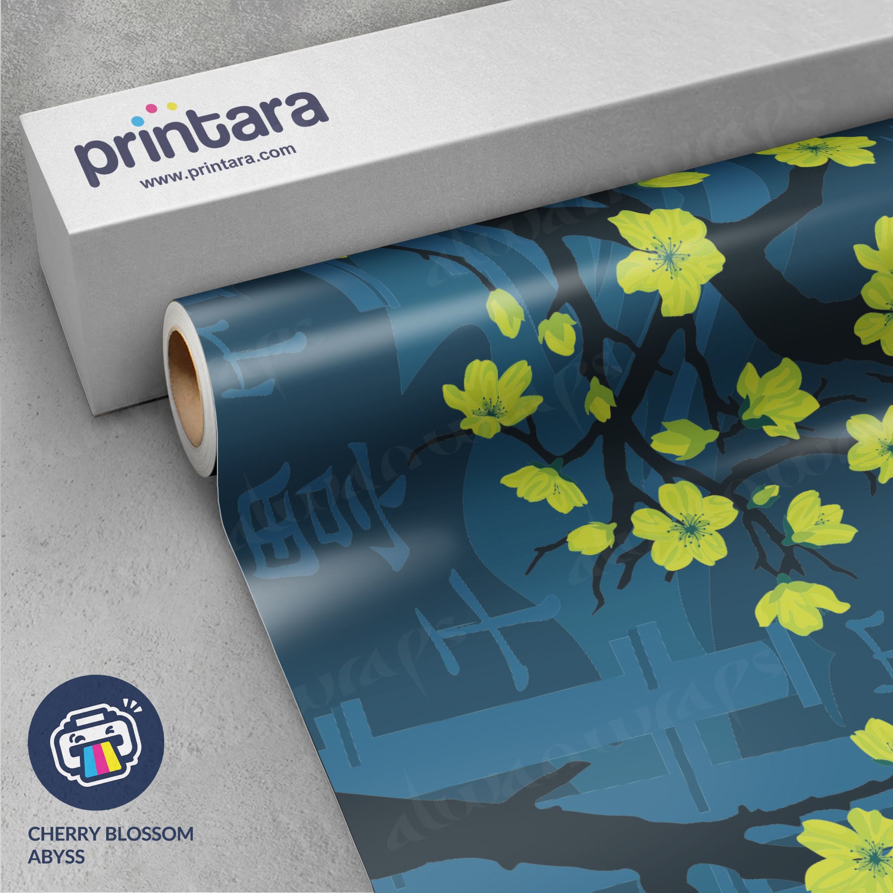 Printara Cherry Blossom Abyss Vinyl Wrap