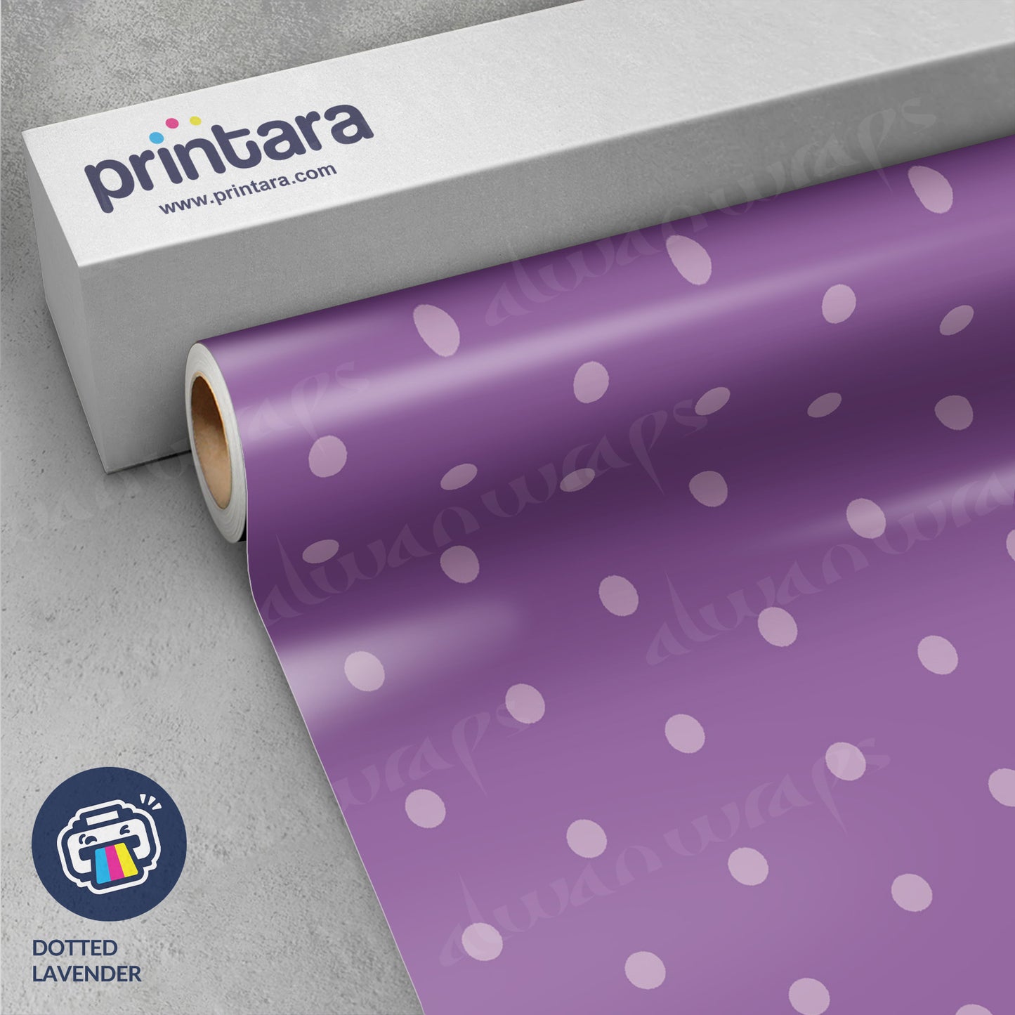 Dotted Lavender Vinyl Wrap