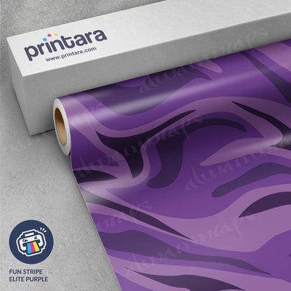 Fun Stripe Elite Purple Vinyl Wrap