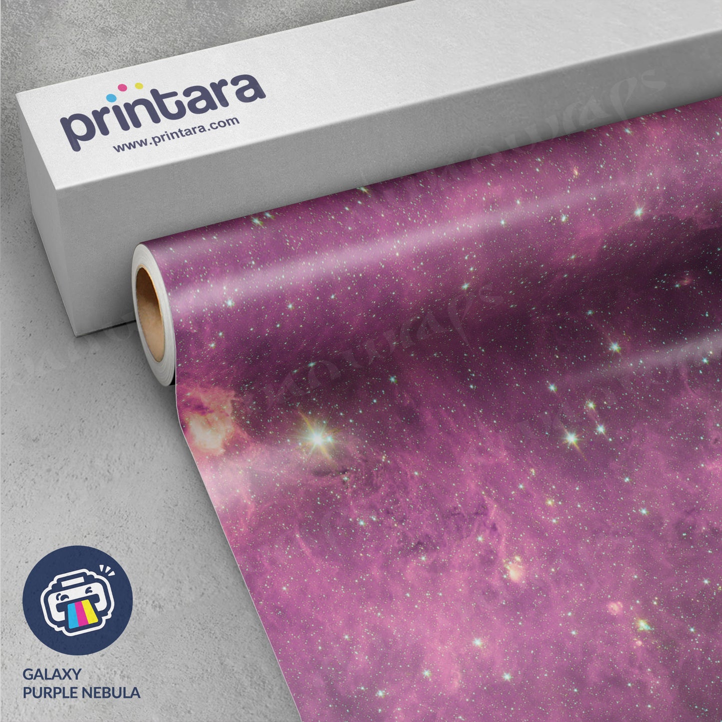 Galaxy Purple Nebula Vinyl Wrap