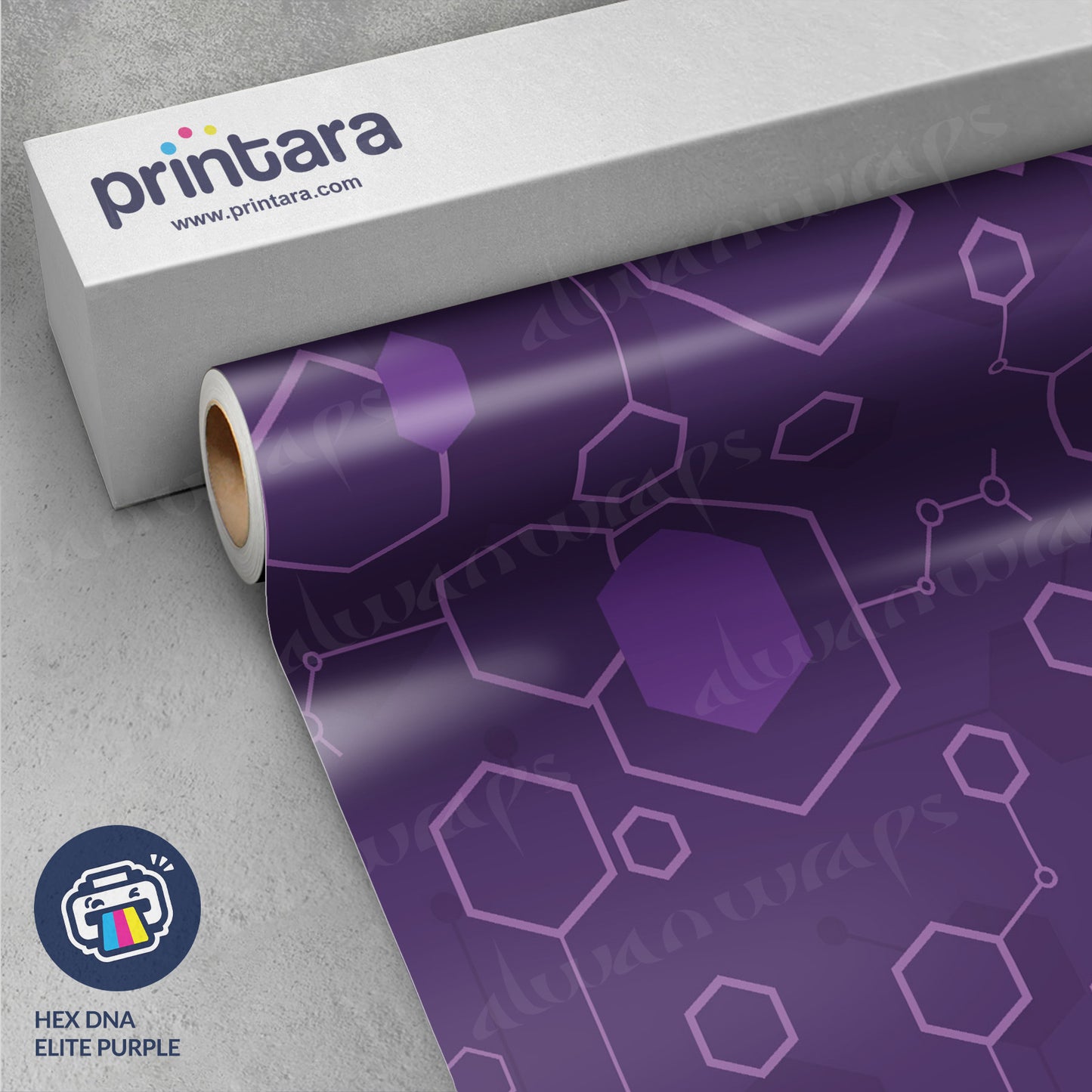 Hex DNA Elite Purple Vinyl Wrap