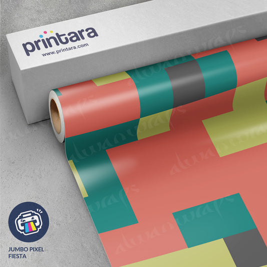 Jumbo Pixel Fiesta Vinyl Wrap