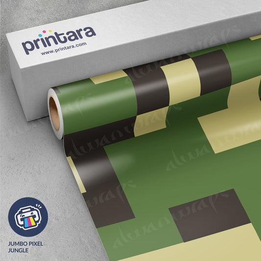 Jumbo Pixel Jungle Vinyl Wrap