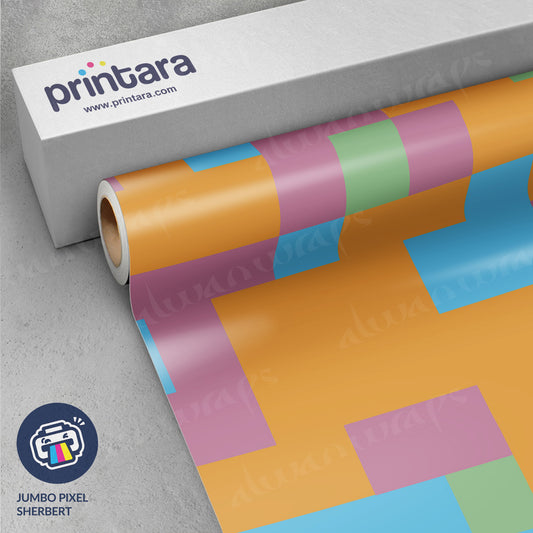 Jumbo Pixel Sherbert Vinyl Wrap