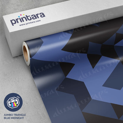 Jumbo Triangle Blue Midnight Vinyl Wrap