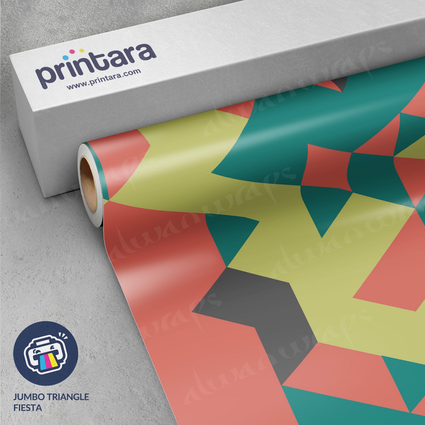 Jumbo Triangle Fiesta Vinyl Wrap