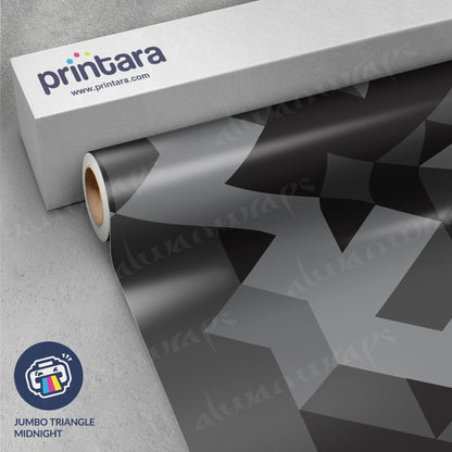 Jumbo Triangle Midnight Vinyl Wrap