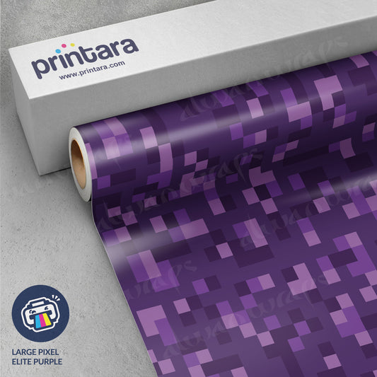 Large Pixel Elite Purple Vinyl Wrap