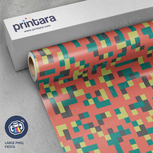 Large Pixel Fiesta Vinyl Wrap