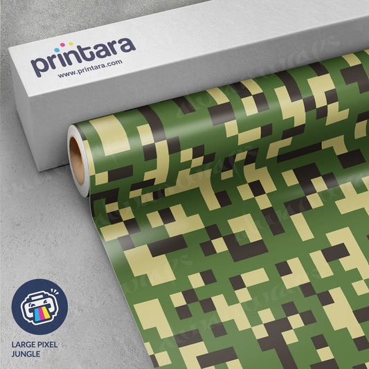 Large Pixel Jungle Vinyl Wrap