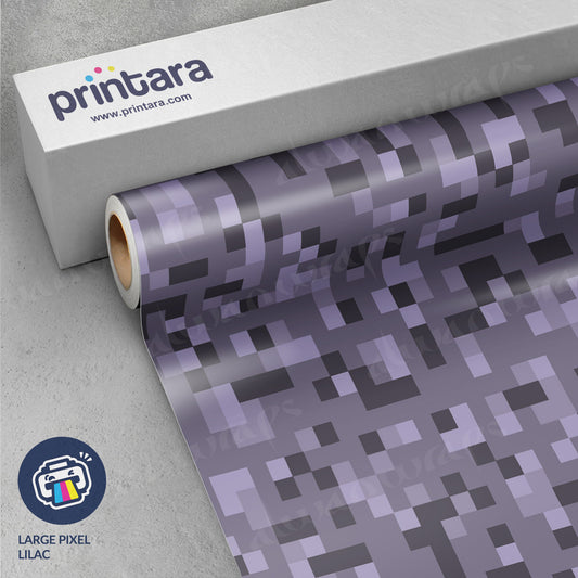Large Pixel Lilac Vinyl Wrap