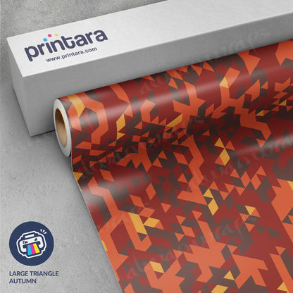 Large Triangle Autumn Vinyl Wrap