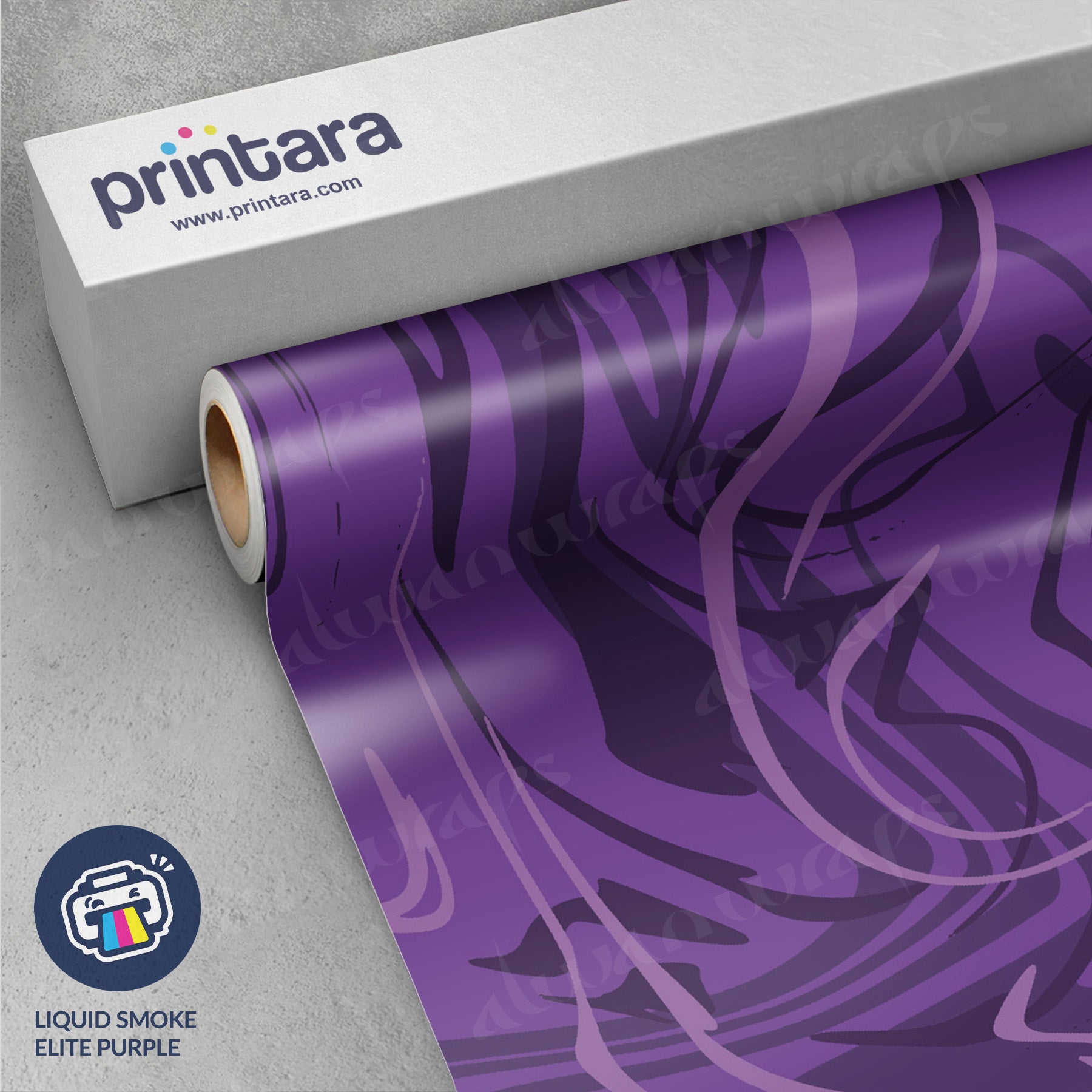 Liquid Smoke Elite Purple Vinyl Wrap