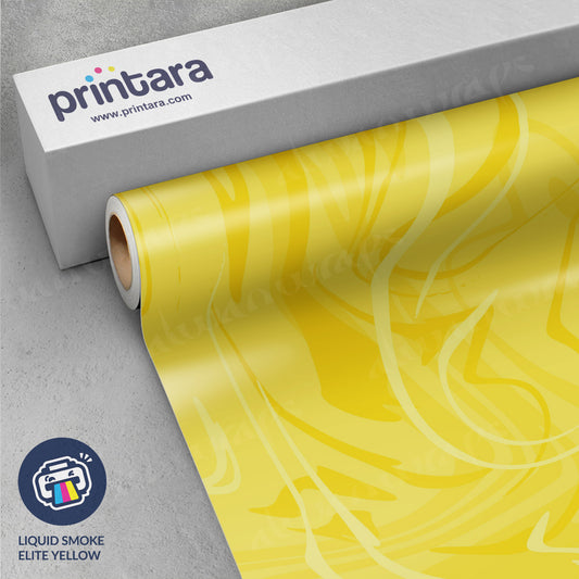 Liquid Smoke Elite Yellow Vinyl Wrap