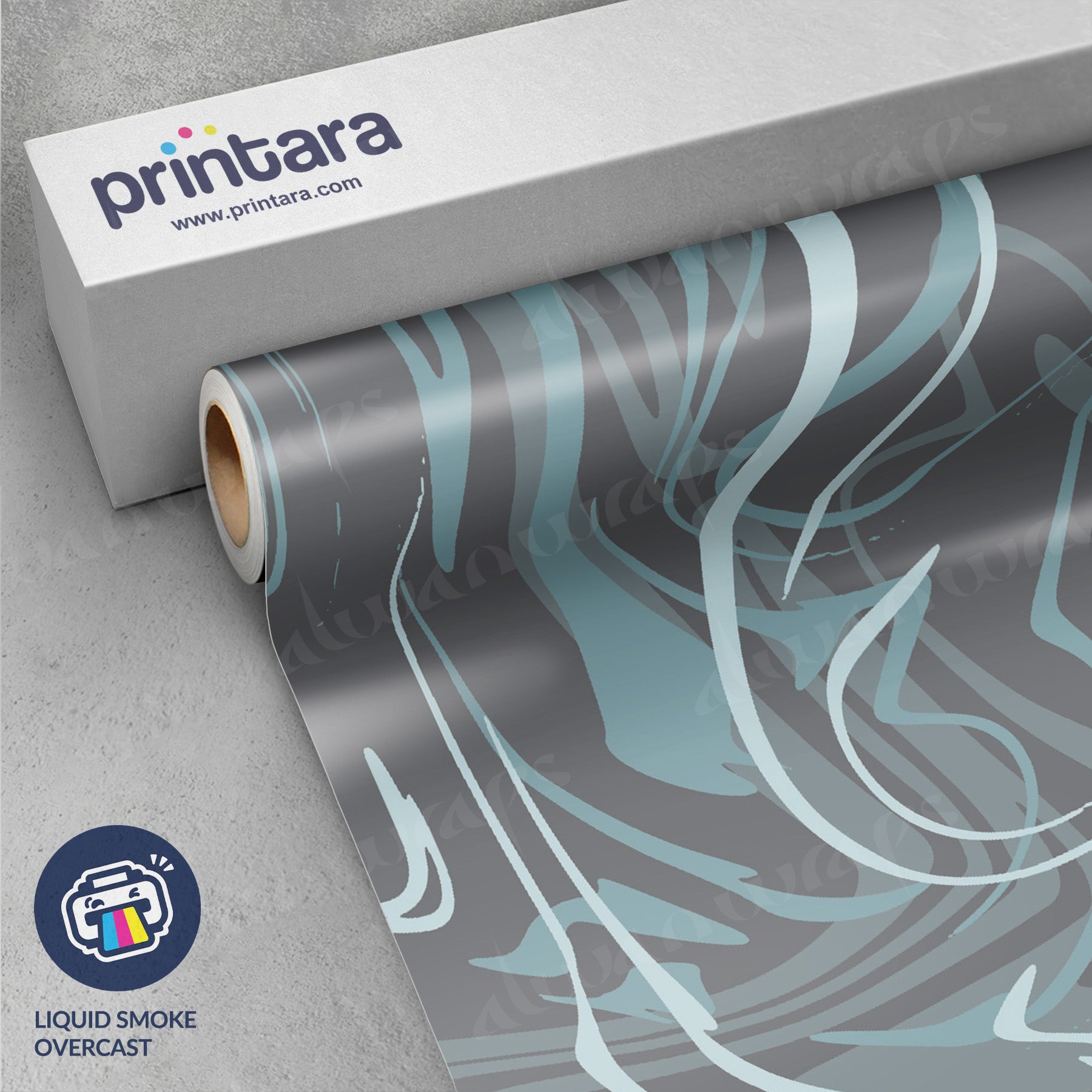 Liquid Smoke Overcast Vinyl Wrap | Alwan Wraps