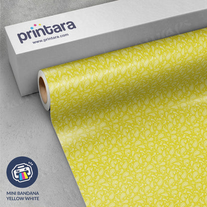 Mini Bandana Yellow & White Vinyl Wrap