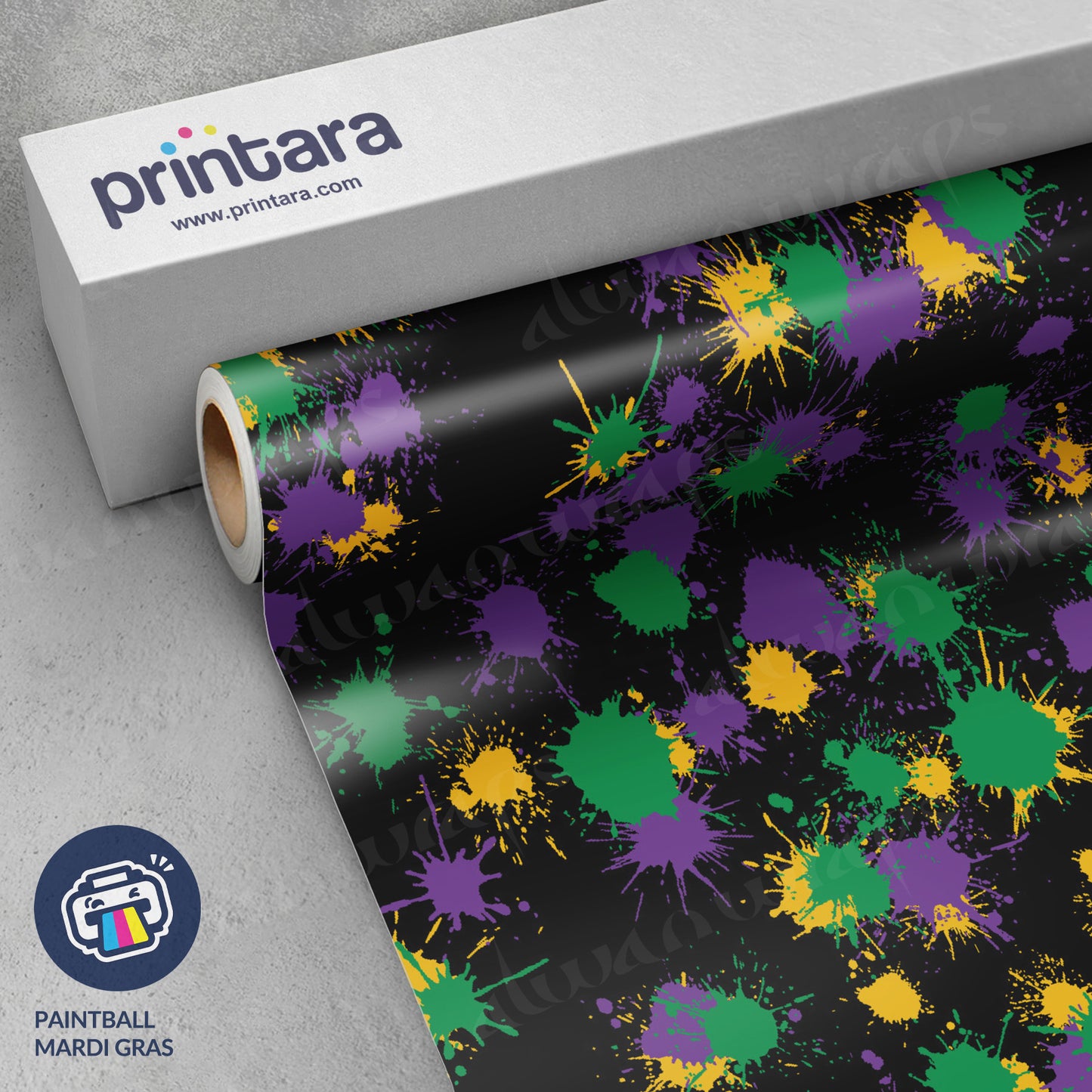 Paintball Mardi Gras Vinyl Wrap