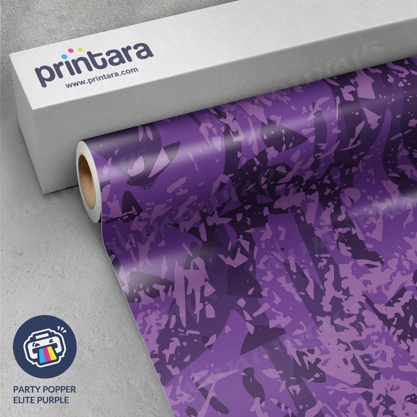 Party Popper Elite Purple Vinyl Wrap