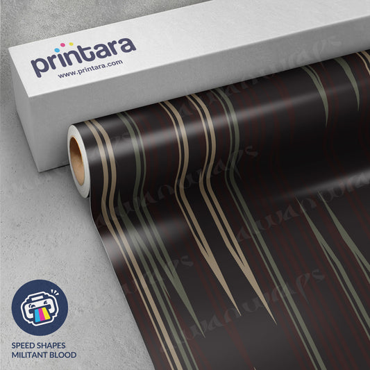 Speed Shapes Militant Blood Vinyl Wrap