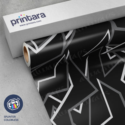 Splinter Colorless Vinyl Wrap