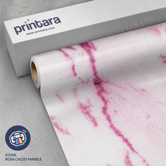 Stone Rosa Caldo Marble Vinyl Wrap