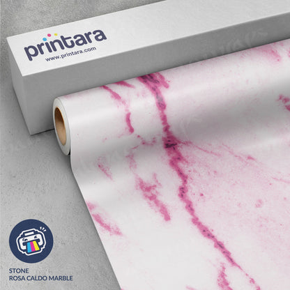 Stone Rosa Caldo Marble Vinyl Wrap