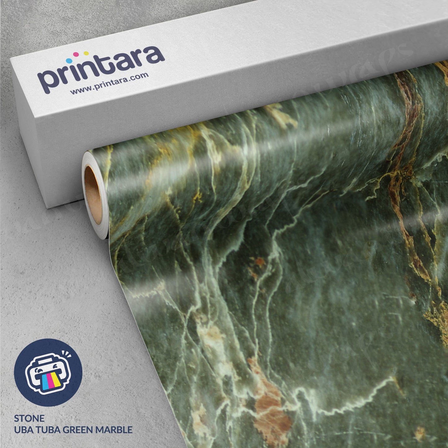 Stone Uba Tuba Green Marble Vinyl Wrap