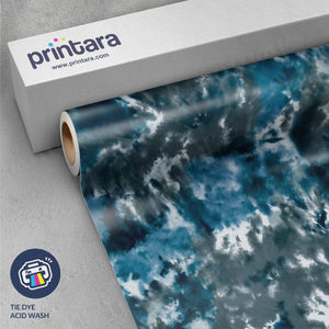 Tie Dye Acid Wash Vinyl Wrap