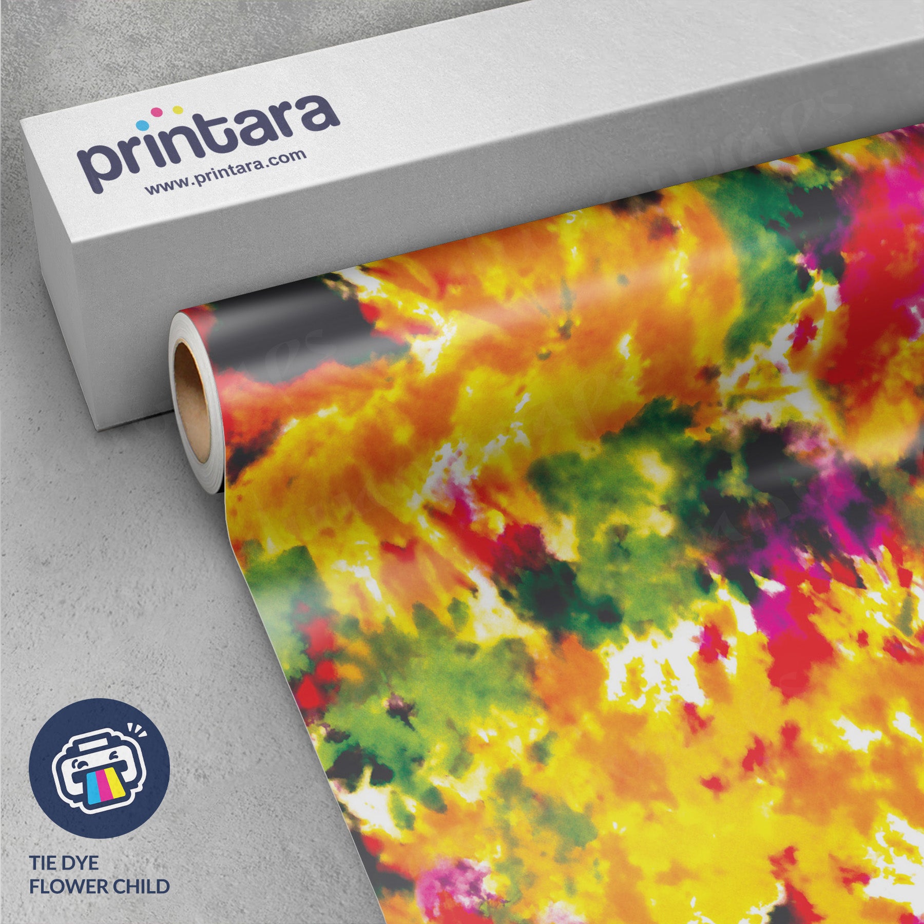 Tie Dye Flower Child Vinyl Wrap