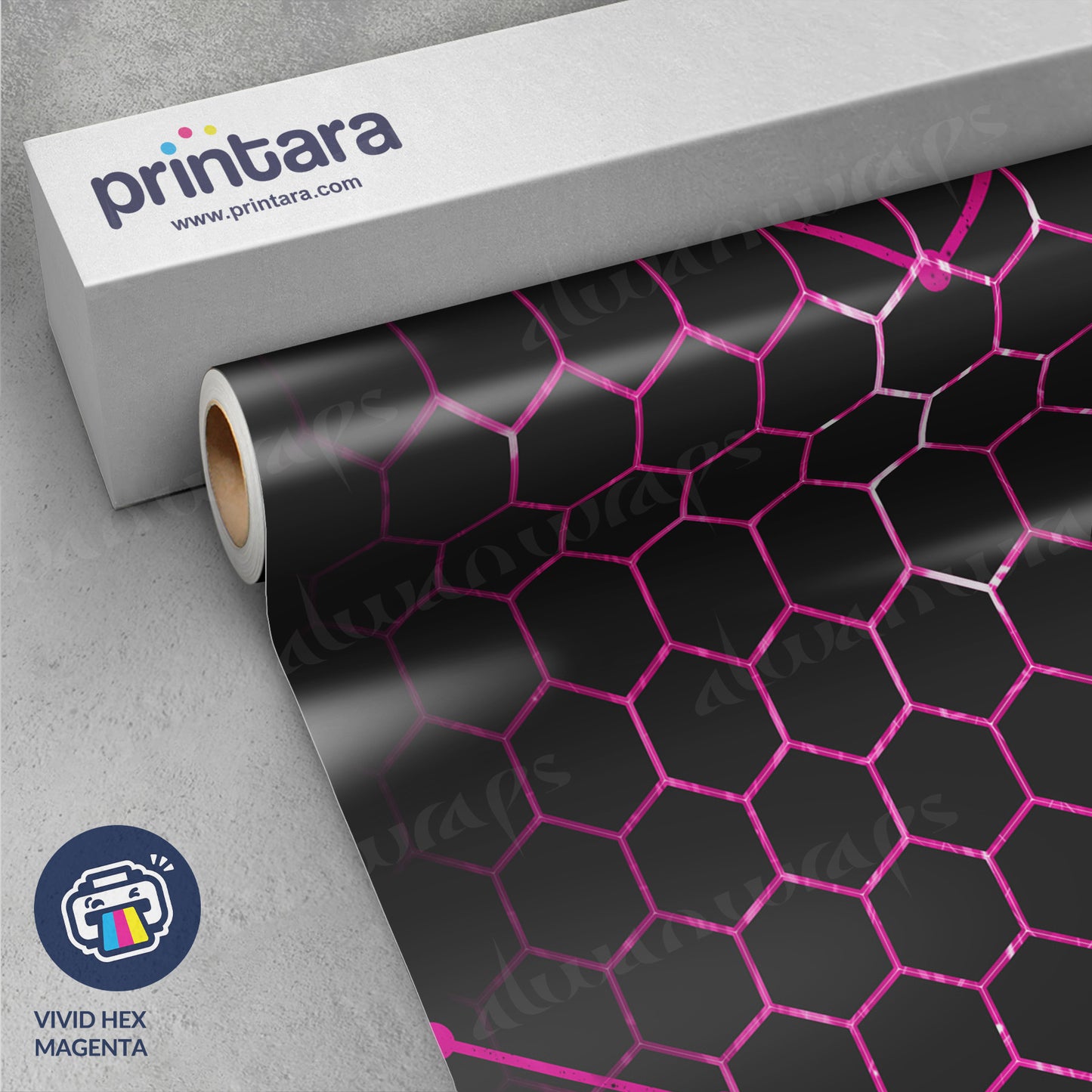 Vivid Hex Magenta Vinyl Wrap