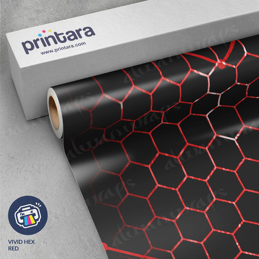 Vivid Hex Red Vinyl Wrap