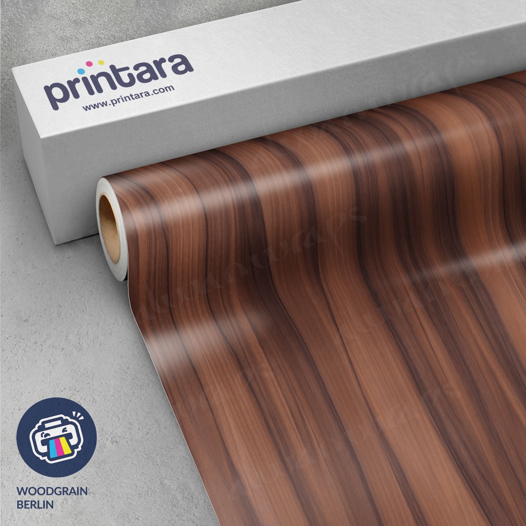 Woodgrain Berlin Gun Skin Vinyl Wrap