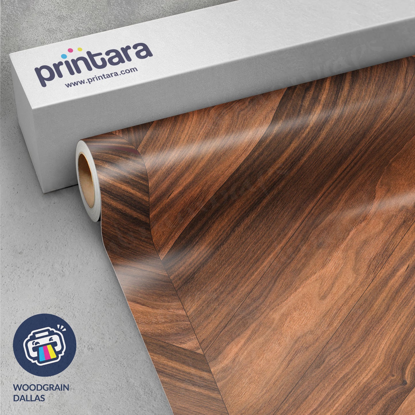 Woodgrain Dallas Gun Skin Vinyl Wrap