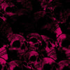 Skull Magenta Vinyl Wrap