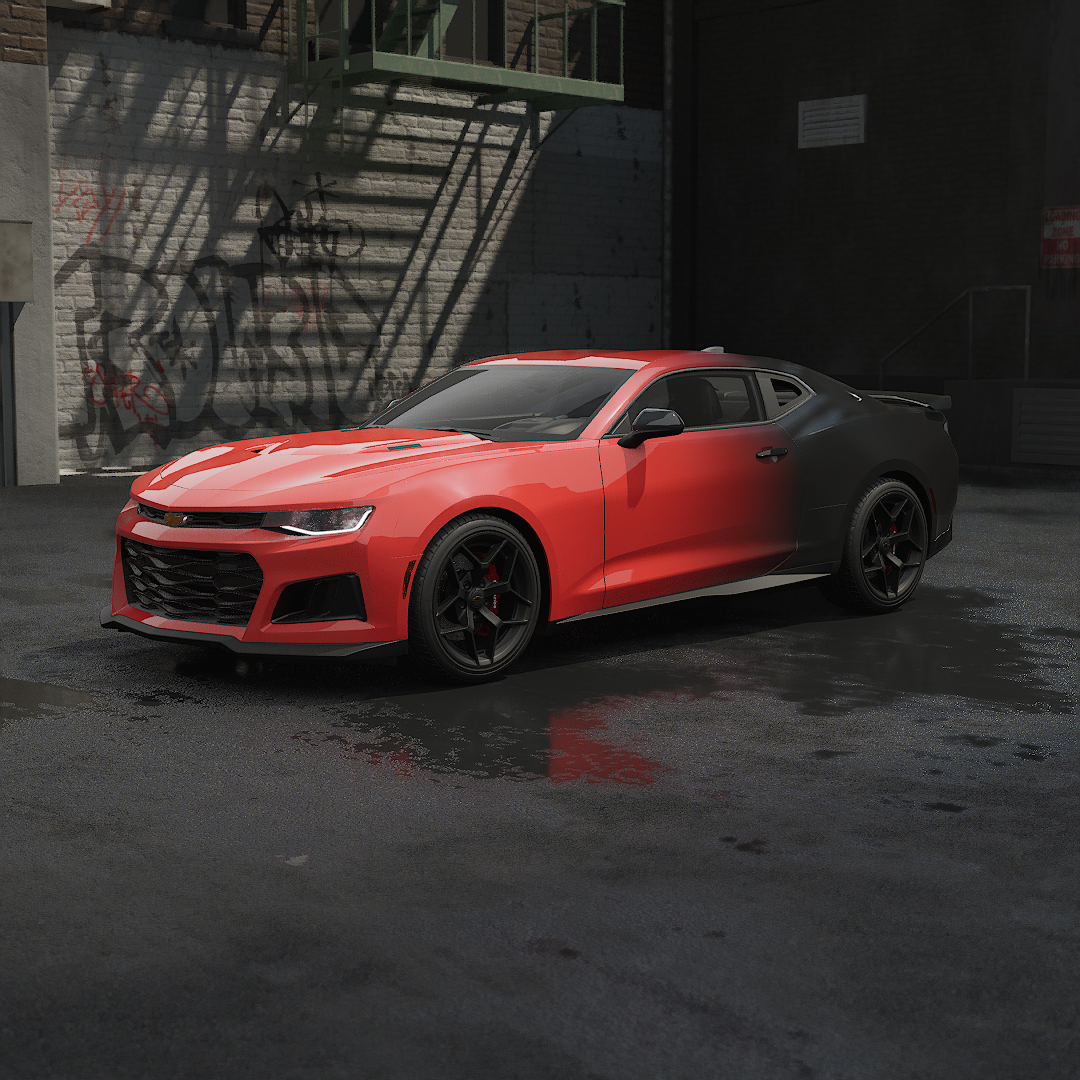 Camaro Fade Wrap