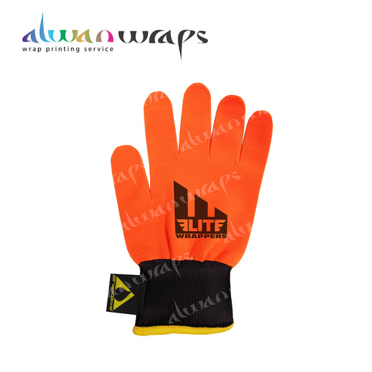 Elite Wrappers Gloves Neon Orange